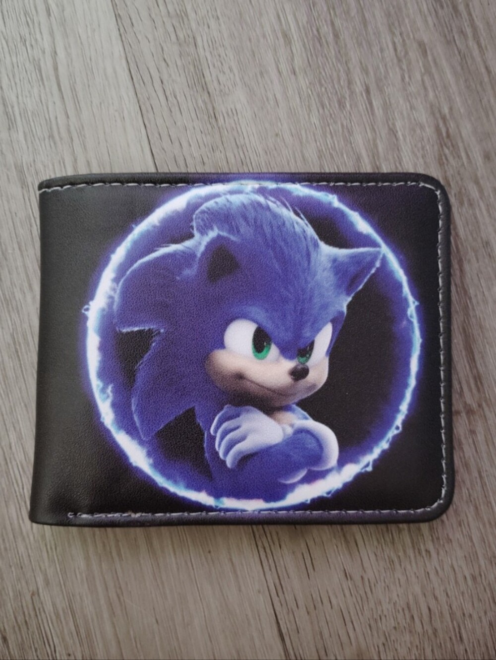 New sonic the hedgehog anime manga leather wallet